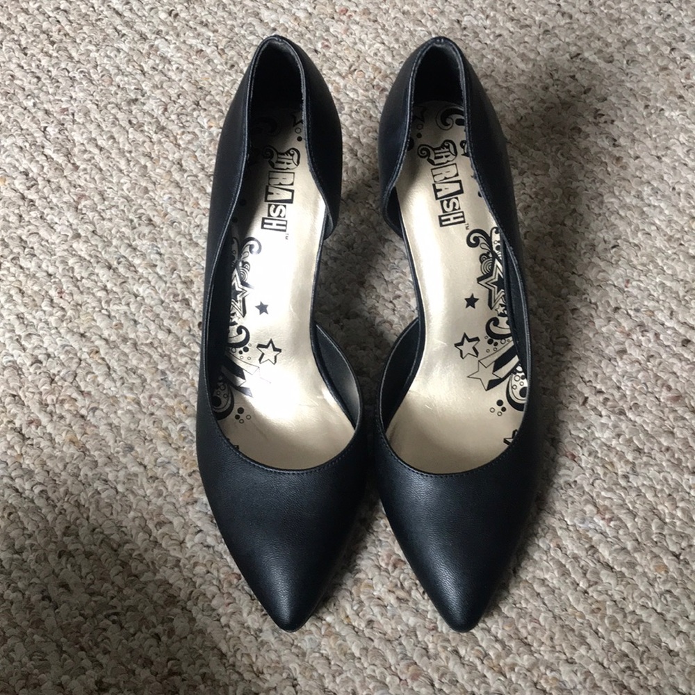 Brash Black 3.5” Heel